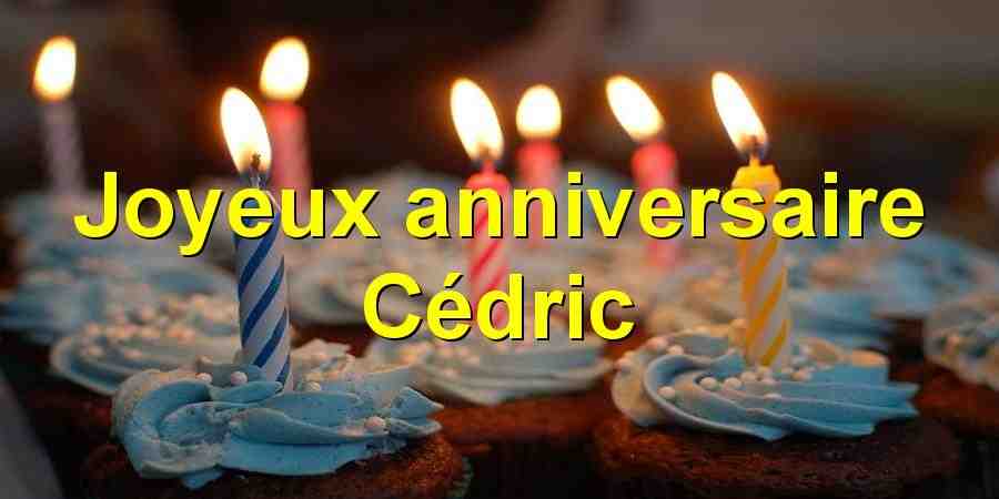 joyeux, anniversaire, cedric